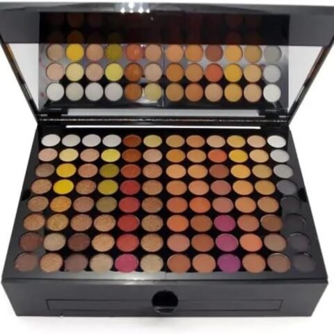 Color Piano Box Eye Shadow Color Palette Brush Waterproof Eyebrow Concealer Beauty Cosmetics Set