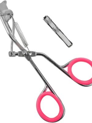 Professional Eyelash Curler with Non Slip Grip & Extra Silicone Pad