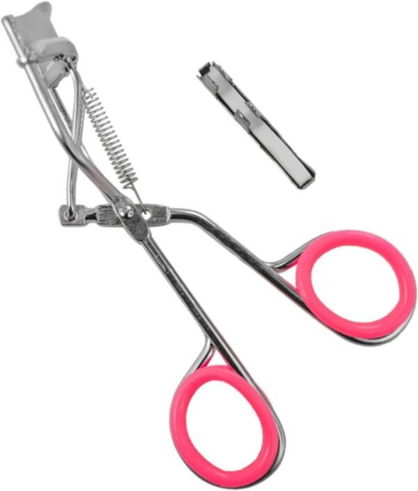 Professional Eyelash Curler with Non Slip Grip & Extra Silicone Pad