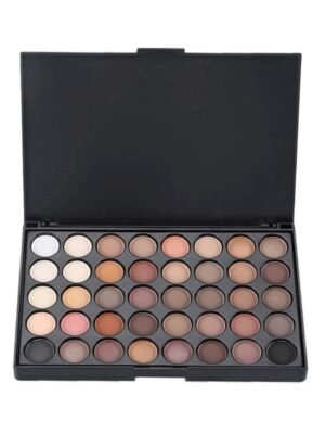 New 40 Color Waterproof Matte Eyeshadow Palette Glitter Eye Shadow Long Lasting Make Up Pallet Nude Shimmer Fashion Beauty(E)