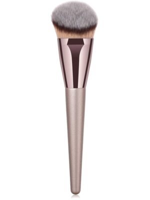 1pcs Professional Makeup Brush Set, Premium Synthetic Foundation Brush Blending Powder Tapered  Liquid Foundation Makeup Brushes Cosmetics Applicator (Gold 1)