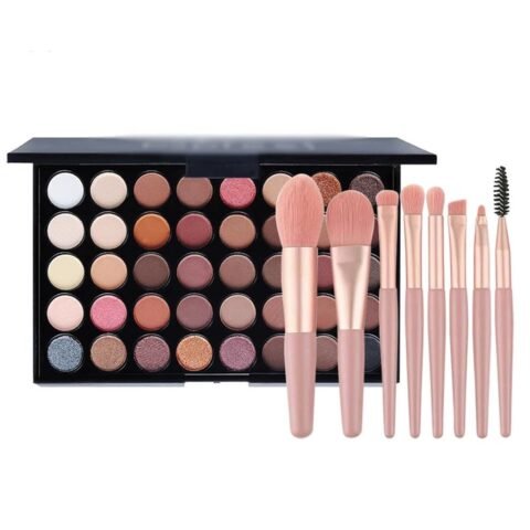 40 Color Eye Shadow Palette Eye Shadow Set with Makeup Brush