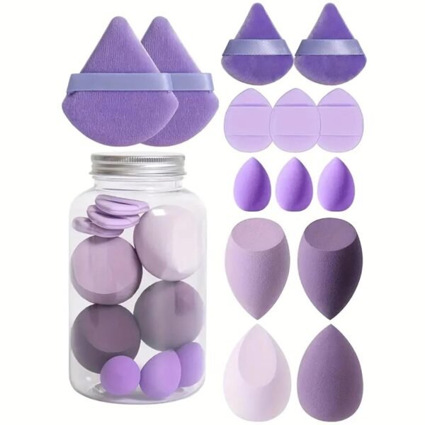Make Up Sponges - 14 Soft Makeup Sponge | Beauty Egg Sponge | Powder Puff Long Lasting Beauty Sponge | Cosmetic Powder Puff Wet & Dry Makeup Sponge Set Use for Women Girlfriend Mother Wife