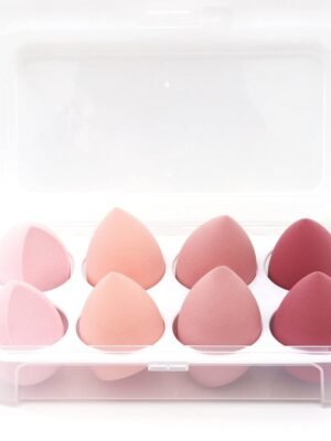 8 PCS Makeup Sponges Blender Latex-Free Vegan Beauty Sponge Professional Beauty Sponge Blender Makeup Egg Foundation Blending