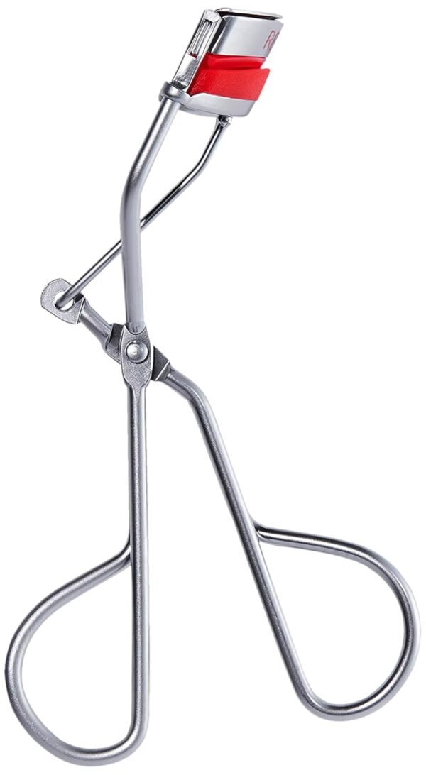 Triple-Stepped Lash Curler,Stainless steel/red