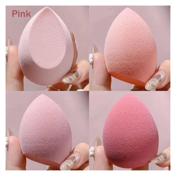 4/8pcs Makeup Sponge Blender Beauty Egg Cosmetic Puff Soft Foundation Sponges Powder Puff Women Make Up Accessories Beauty Tools (Color : 4pcs Pink no box)